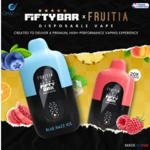 Fifty Fruitia x Bar 20K Vape
