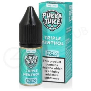 Triple Menthol E-Liquid by Pukka Juice 50/50