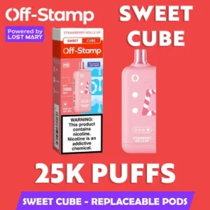 OFF STAMP SWEET CUBE 25,000 PUFFS 18ML DISPOSABLE (POD ONLY)
