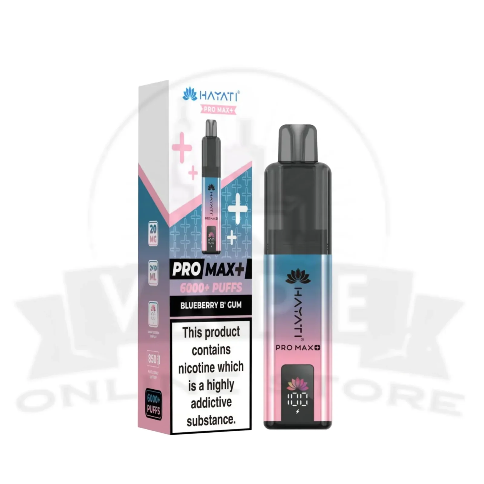Blueberry B'Gum Hayati Pro Max Plus 6000 Puffs Pod Kit