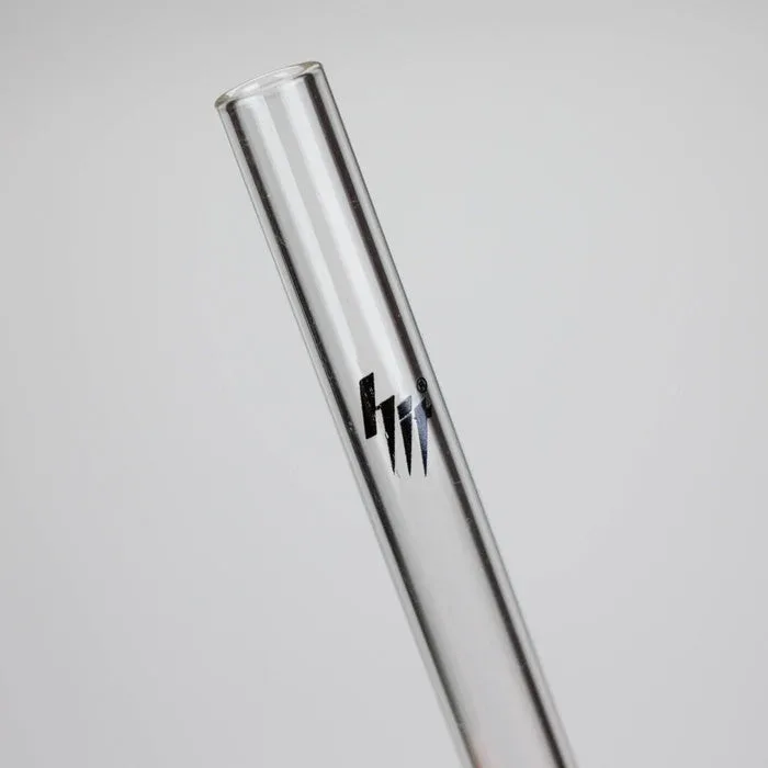 HIT Glass 4.25" Clear Glass Tube Straight Pipe - Image 2