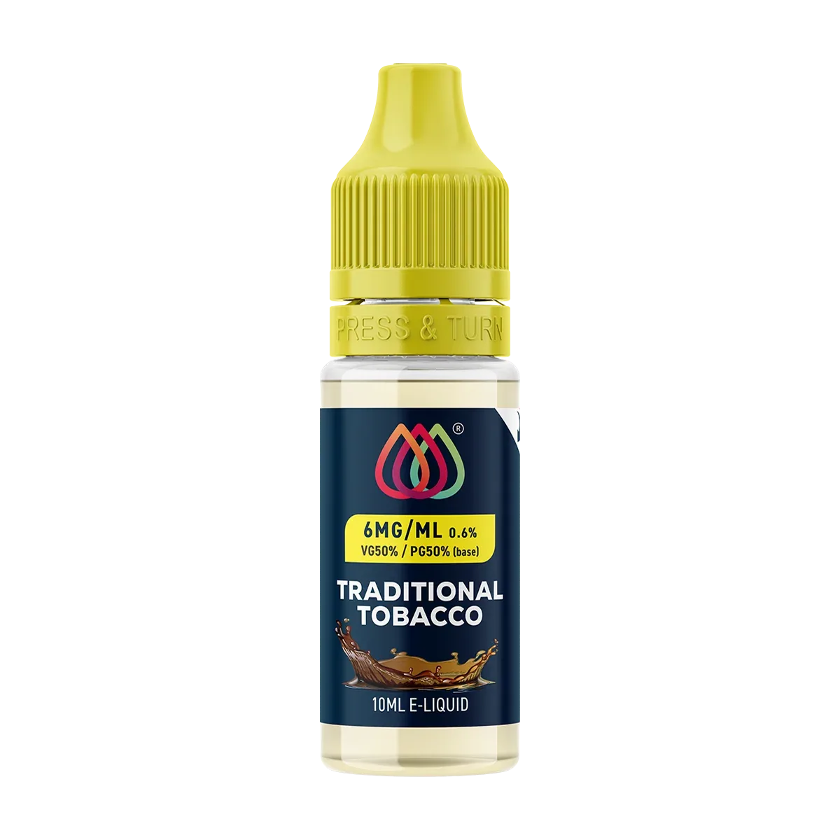 Traditional Tobacco E-Liquid by Aquavape - 10ml - Image 2