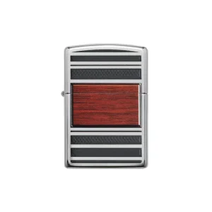 Zippo Lighter - Wood Emblem with Pipe Insert
