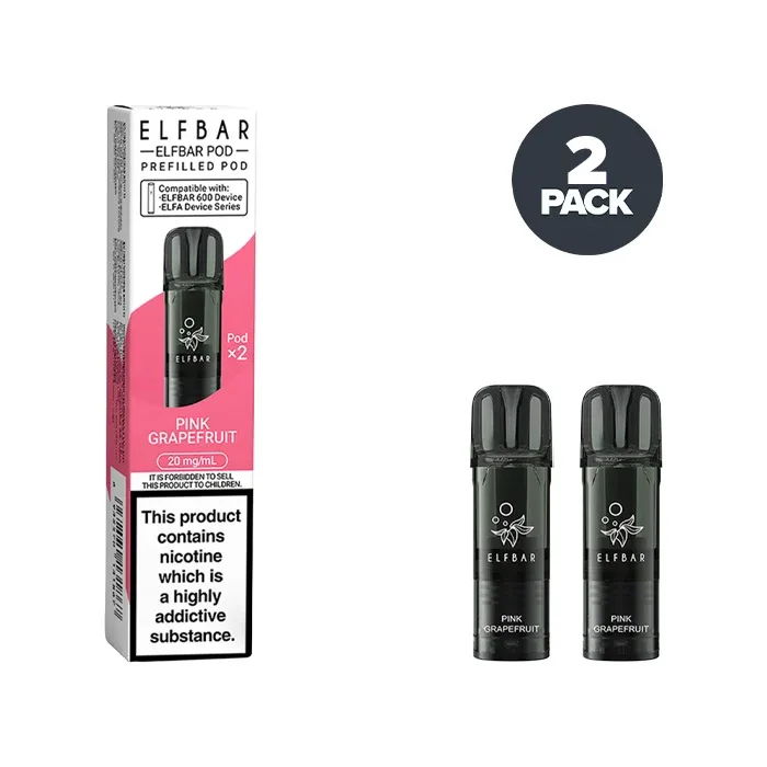 Pink Grapefruit Elf Bar 600 Prefilled Pods
