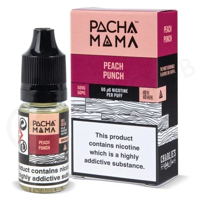 Peach Punch Nic Salt E-Liquid by Pacha Mama - Image 2