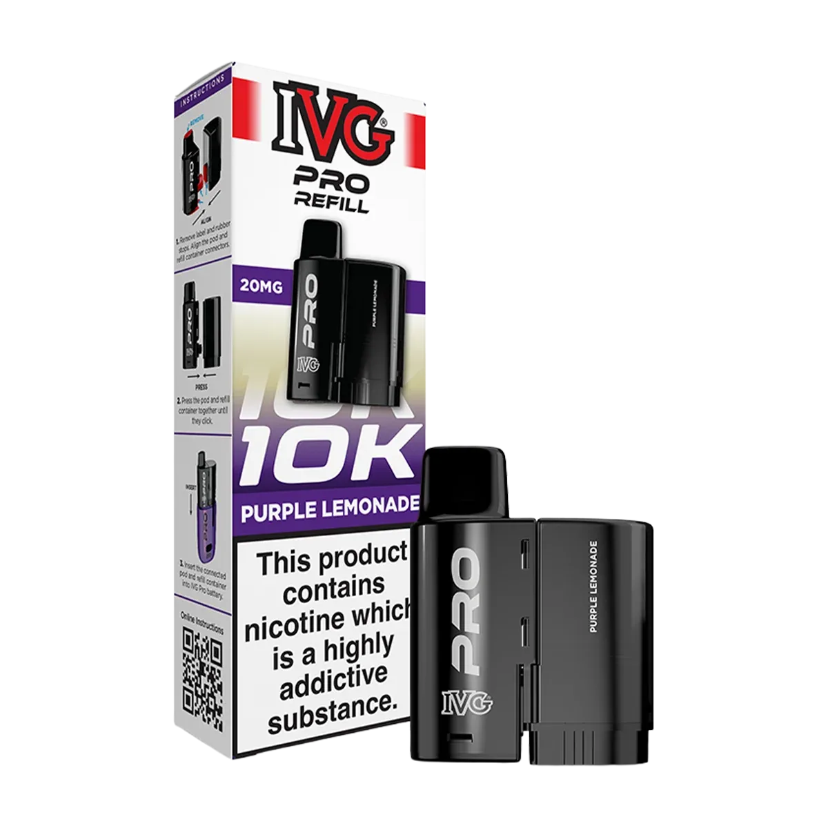 Purple Lemonade IVG Pro 12 Refill Pack