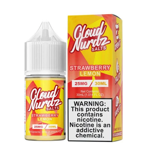 Cloud Nurdz Salts E-liquid Strawberry Lemon 30mL