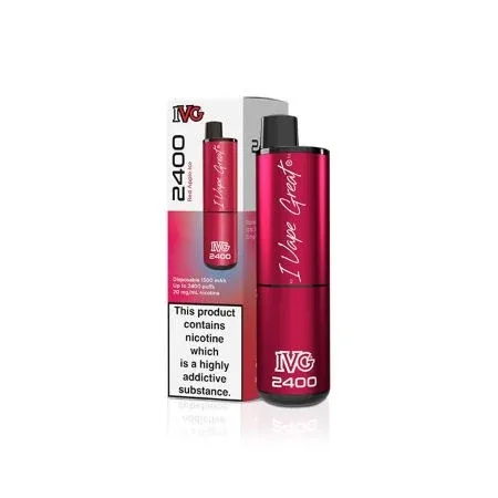 IVG 2400 Disposable Vape - Red Apple Ice