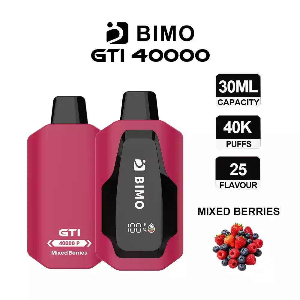 BIMO GTI 40000 Puffs Bulk Buy Rechargeable 40K Disposable Vapes Wholesale