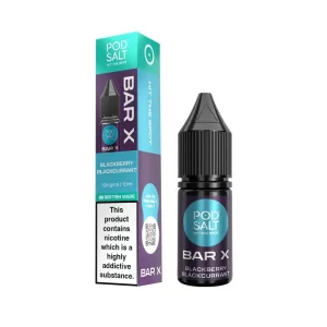 Blackberry Blackcurrant Nic Salt E-Liquid by Pod Salt Bar X