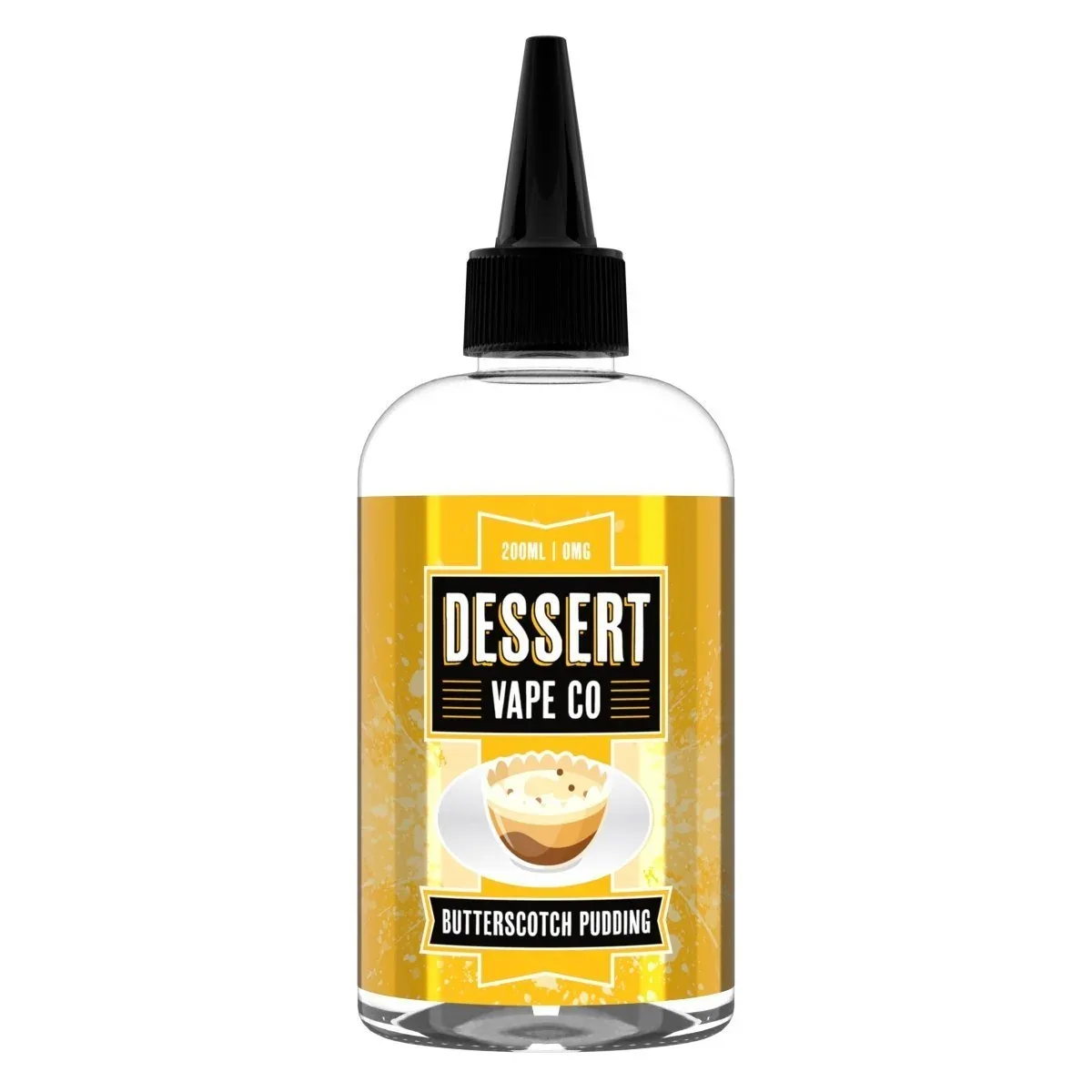 Dessert Vape Co - Butterscotch Pudding Shortfill E-Liquid 200ml