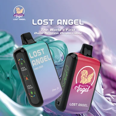 LOST ANGEL PRO MAX 5% NICOTINE 20,000 PUFFS 16ML DUAL SCREEN DISPOSABLE VAPE