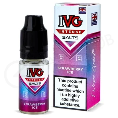 Strawberry Ice E-Liquid by IVG Intense Salts