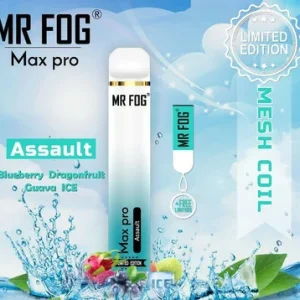 MR FOG MAX PRO LIMITED EDITION DISPOSABLE 5% NIC VAPE 7ML (2000 PUFFS)