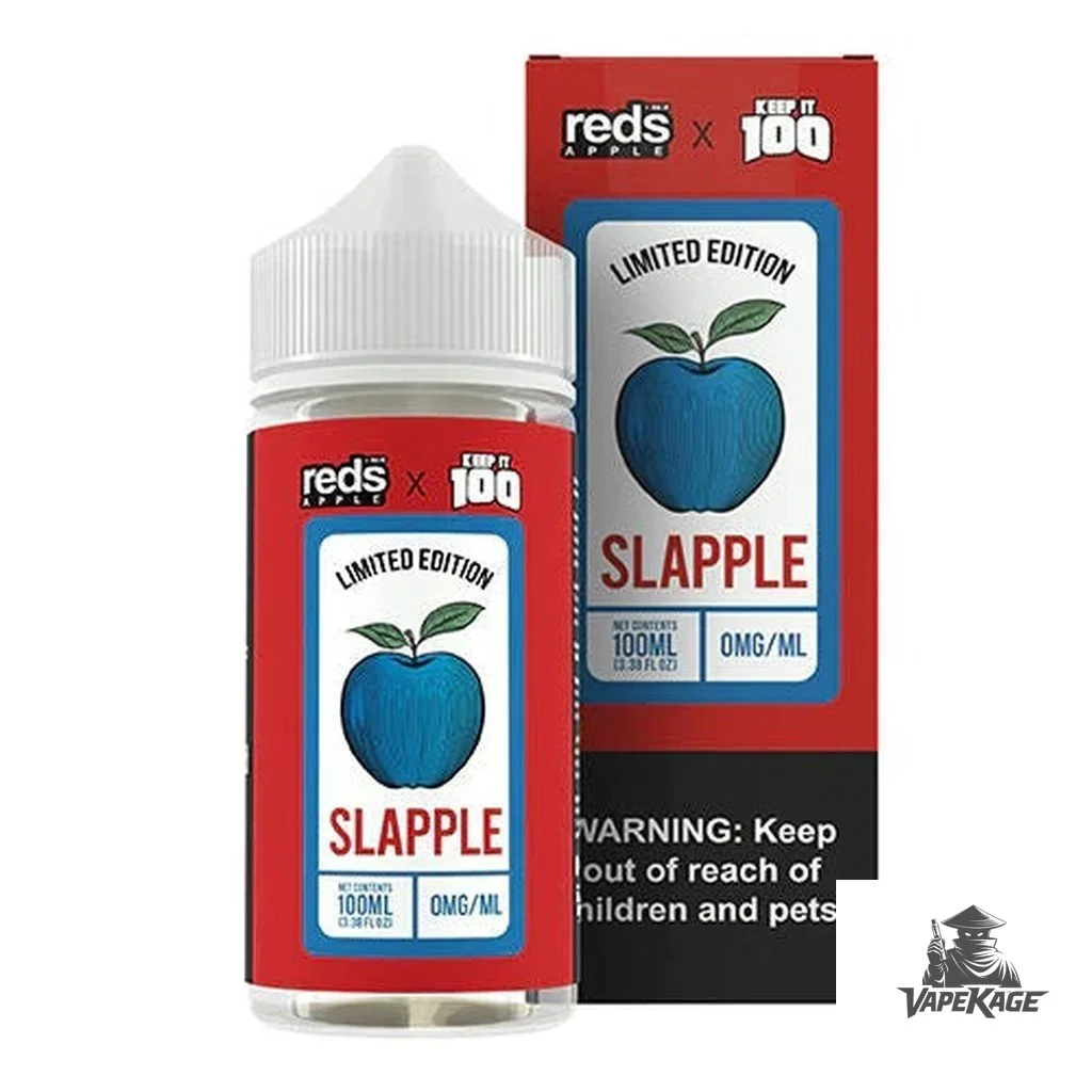 Reds x Slapple — Reds Apple Juice — 7 Daze 100mL Freebase