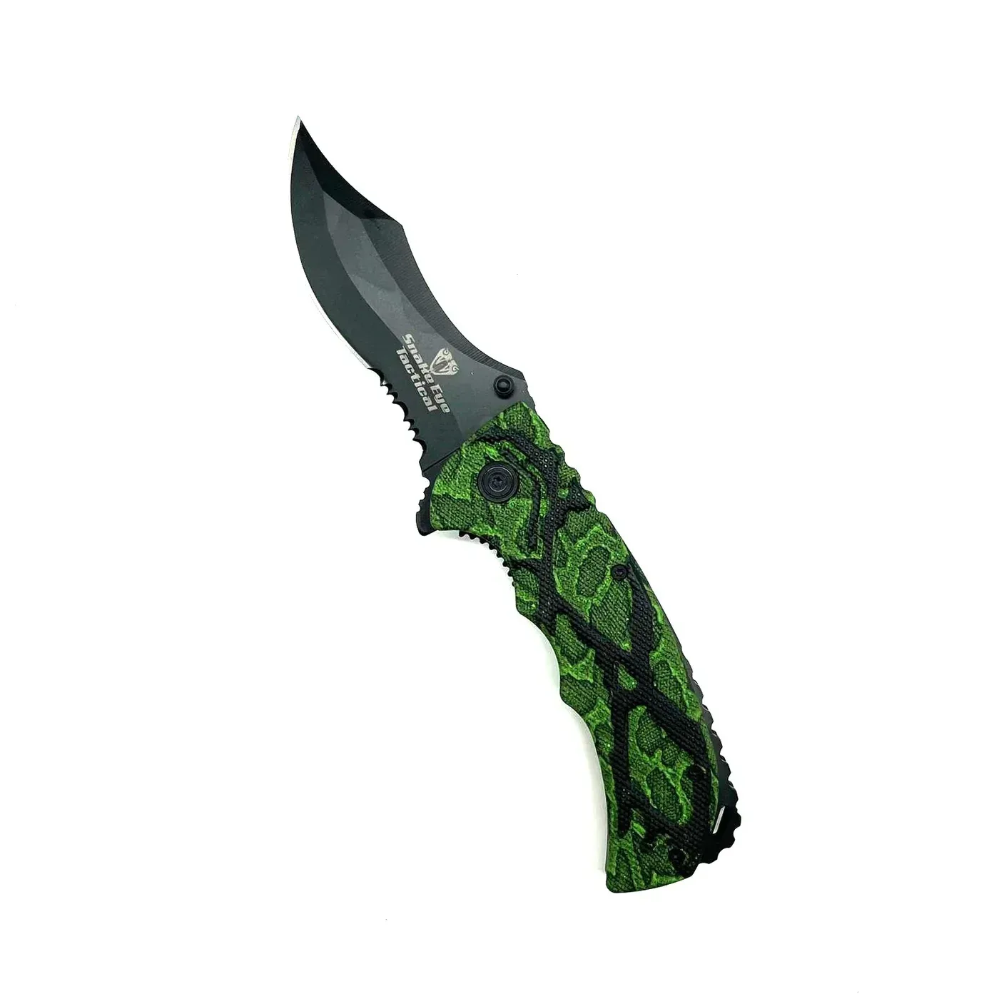 Snake Eye - 8.25" Foldable Pocket Knife - Serpent