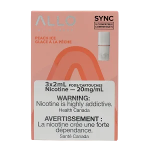 Allo Sync Pod Peach Ice 20mg 3/Pk