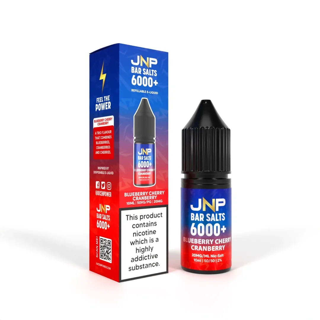 JUICE N POWER - JNP BAR SALT 6000 - BLUEBERRY CHERRY PINEAPPLE
