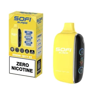 SOFI Surge Banana Taffy Ice 25K ZERO Nicotine Disposable