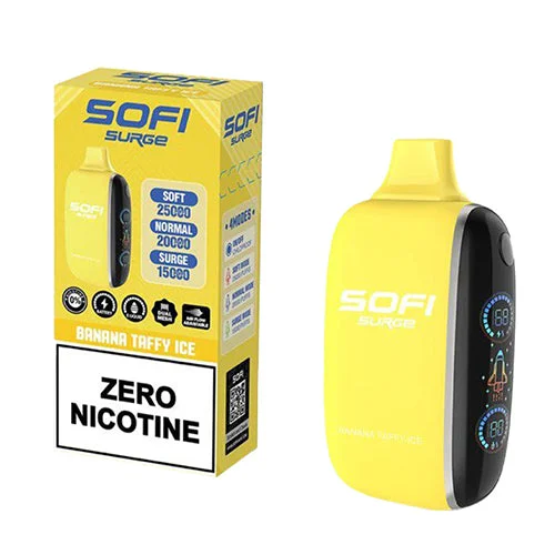 SOFI Surge Banana Taffy Ice 25K ZERO Nicotine Disposable
