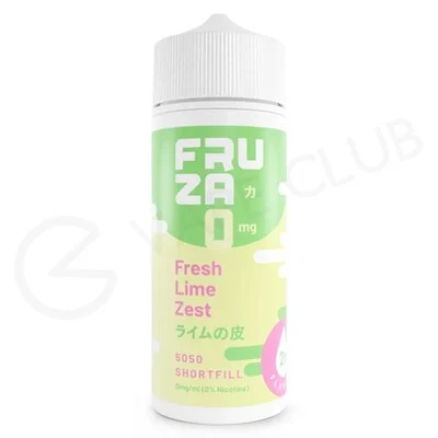 Fresh Lime Zest Shortfill E-Liquid by Fruza 100ml