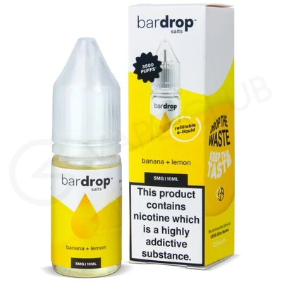 Banana Lemon Nic Salt E-Liquid by Bar Drop Salts