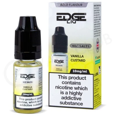 Vanilla Custard Nic Salt E-Liquid by Edge Liq