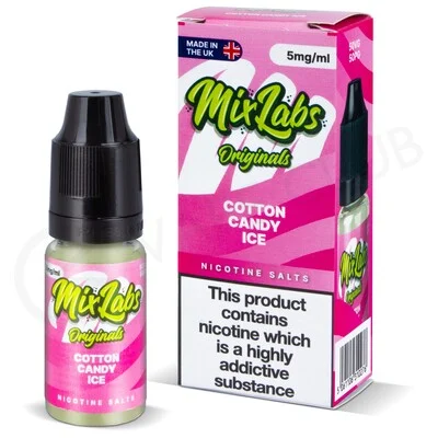 Cotton Candy Ice Nic Salt E-Liquid by Mix Labs - Image 2