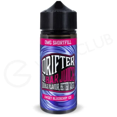 Sweet Blueberry Ice Shortfill E-Liquid by Drifter Bar Juice 100ml