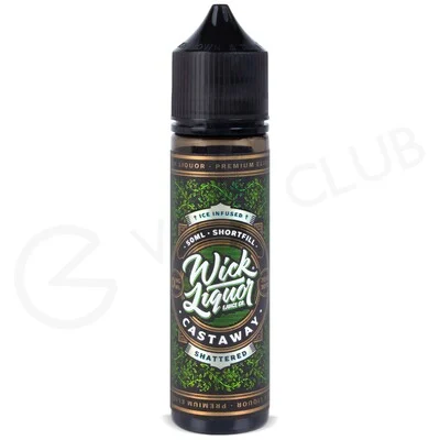Castaway Shattered Shortfill E-Liquid by Wick Liquor 50ml