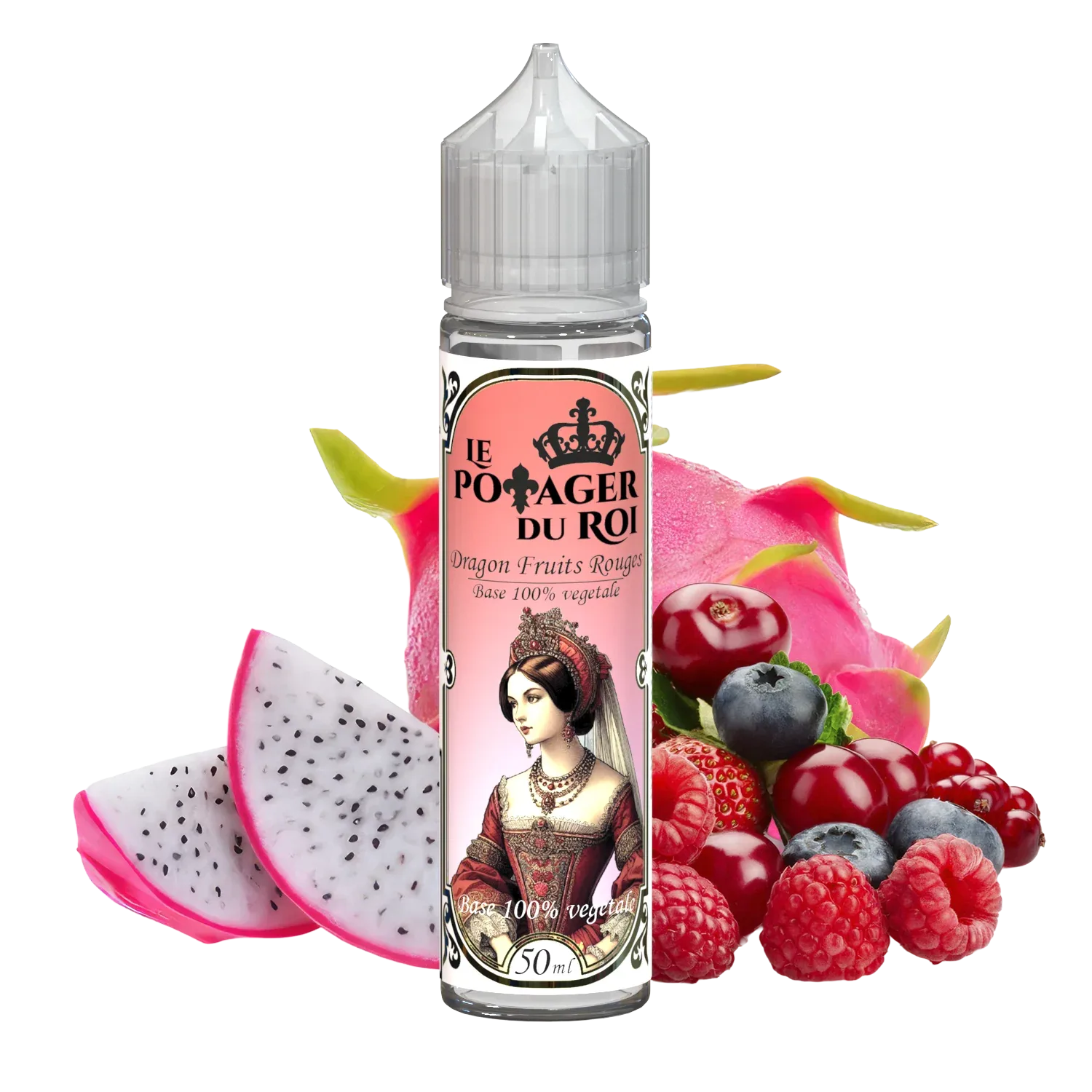 Le Potager Du Roi Dragon Fruits Rouges 50ml shake and vape e-liquid