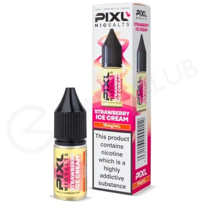 Strawberry Ice Cream E-Liquid by Pixl Nic Salts
