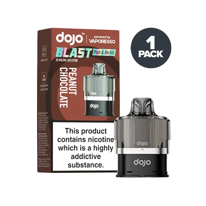 Peanut Chocolate Dojo Blast 6000 Pre-filled Pods by Vaporesso
