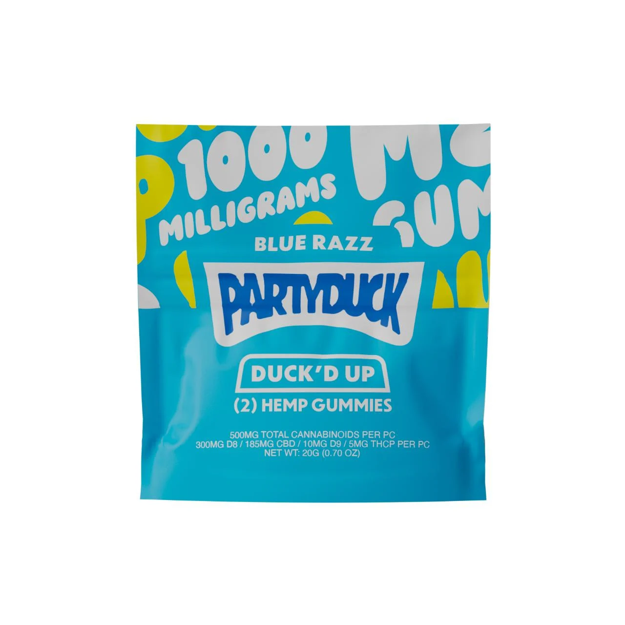 PartyDuck D8 CBD 2XL Mega Gummies Pack of 30 | 2COUNT