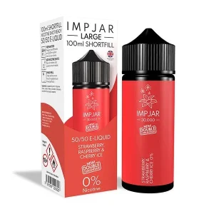 Imp Jar Large - Strawberry Raspberry & Cherry Ice 100ml Shortfill