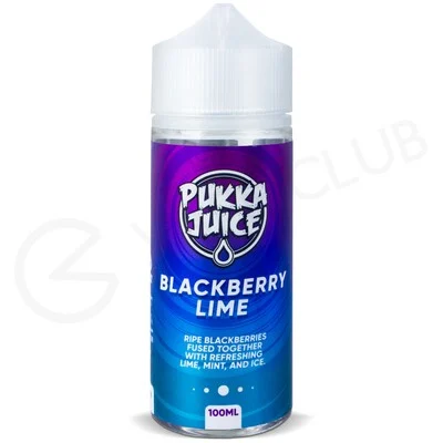 Blackberry Lime Shortfill E-Liquid by Pukka Juice 100ml