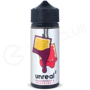 Passionfruit & Grapefruit Shortfill E-Liquid by Unreal 2 100ml