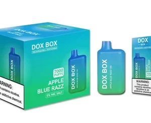 DOX BOX 5% NIC SALT RECHARGEABLE DISPOSABLE 7000 PUFFS 15ML
