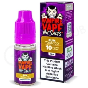 Rum Tobacco Nic Salt E-Liquid by Vampire Vape