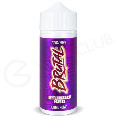 Blackcurrant Crush Shortfill E-Liquid by Brutal Drinks 100ml