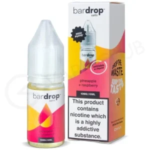 Pineapple Raspberry Nic Salt E-Liquid by Bar Drop Salts