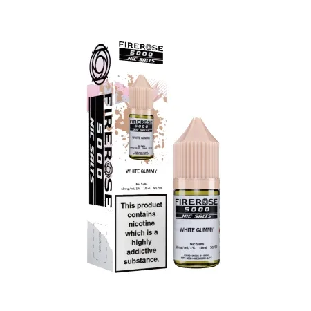 Firerose 5000 White Gummy Nic Salt 10ml