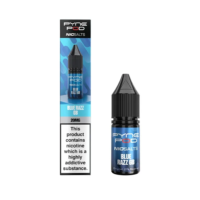 Blue Razz GB Nic Salt E-Liquid by Pyne Pod