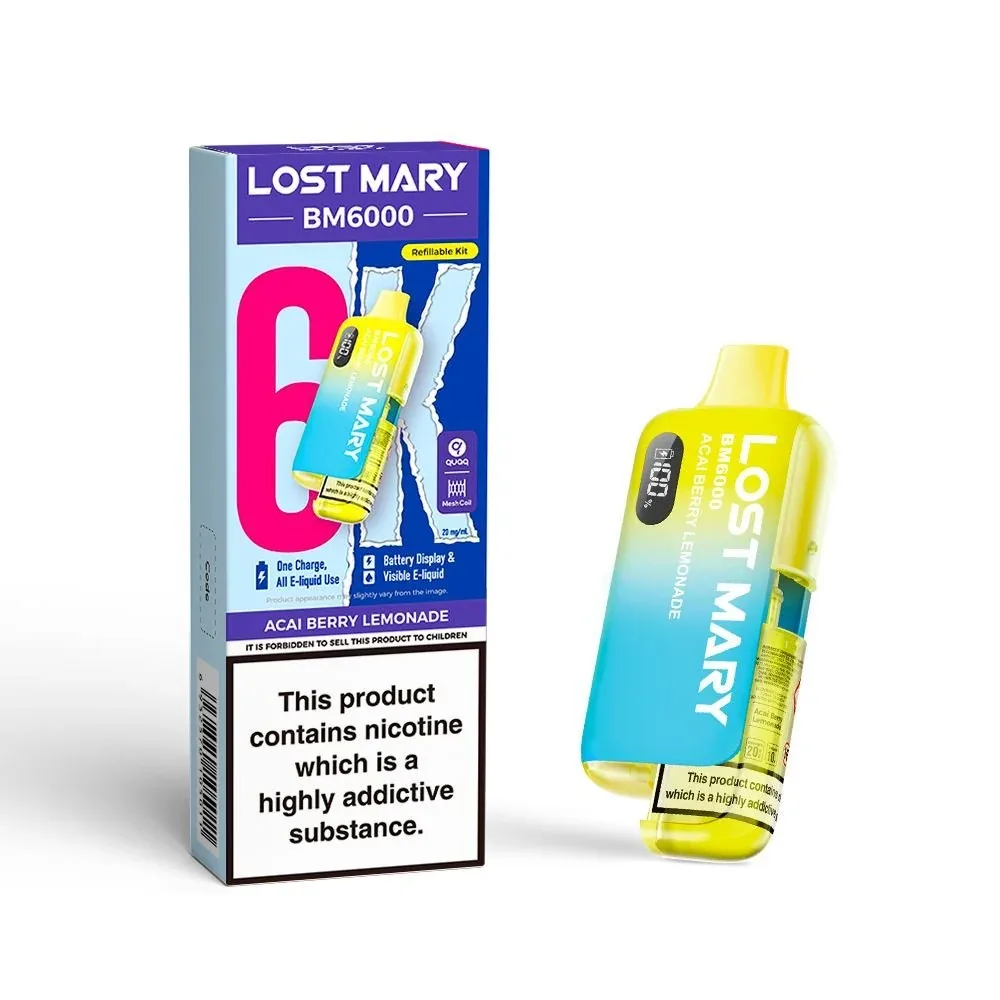 Lost Mary BM6000 Pre Filled Pod Vape Kit - Image 2