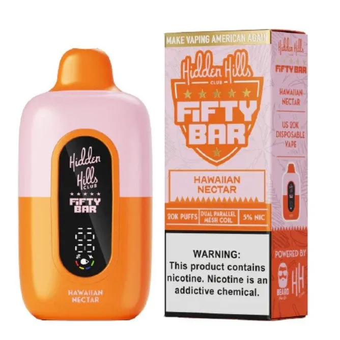 Hidden Hills FIFTY Bar 20K Nicotine Disposable - Image 2