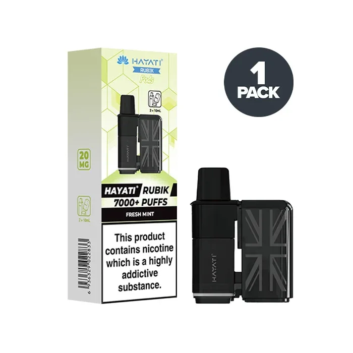 Fresh Mint Hayati Rubik 7000 Prefilled Pods