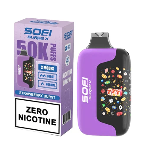 SOFI Surge X Strawberry Burst 50K ZERO Nicotine Disposable