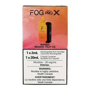 Fog Pro X Mango Passion Fruit Ice 50k