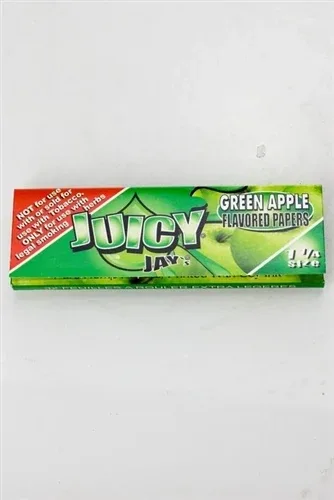 Juicy Jay's 1 1/4 Green Apple Flavoured Papers