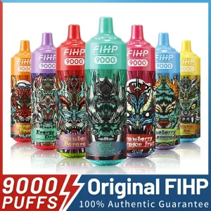 FIHP 9000 Puffs Bulk Buy Rechargeable Disposable Vapes Wholesale